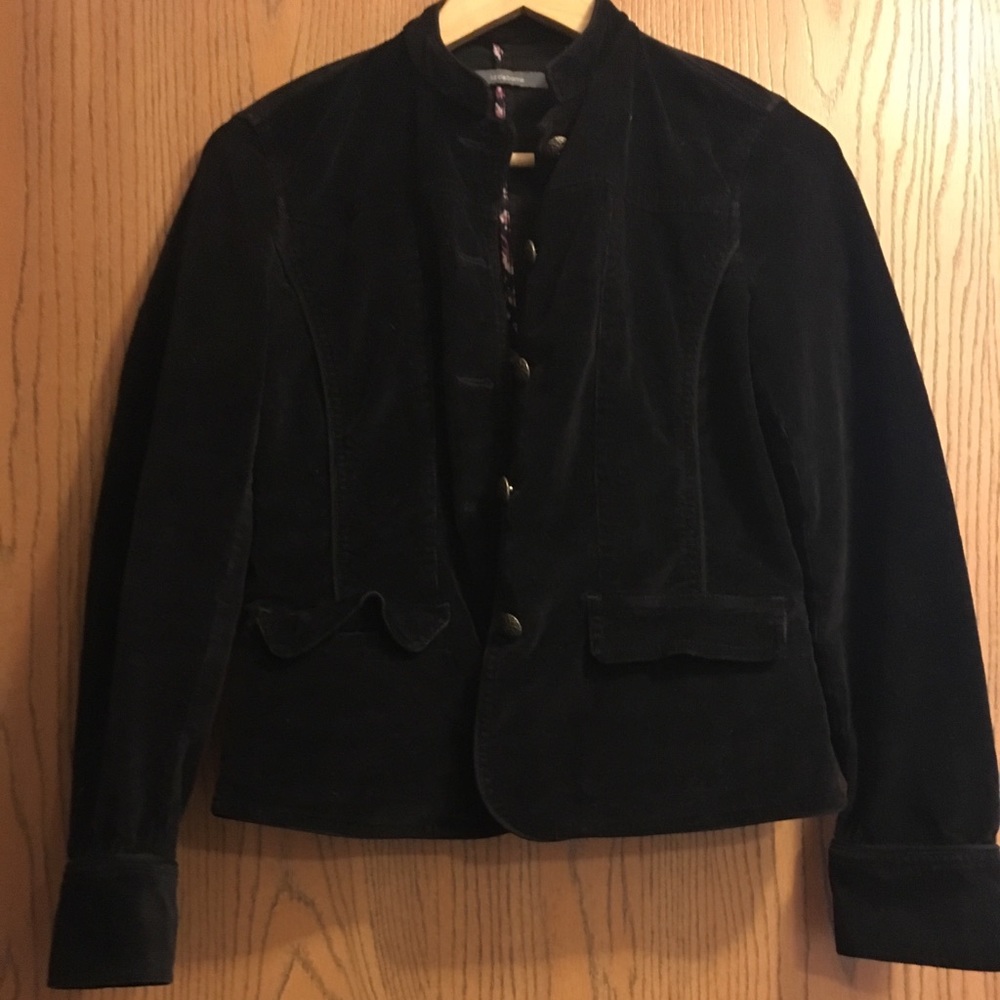 Liz Claiborne Black Corduroy Jacket